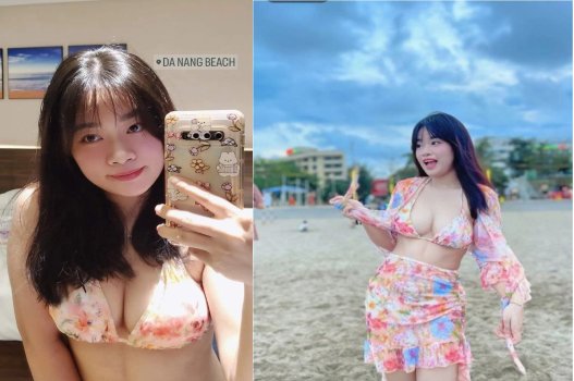 Chị đồng nghiệp múp thích lén lút